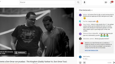 El productor Raphy Pina y Don Omar.&nbsp;