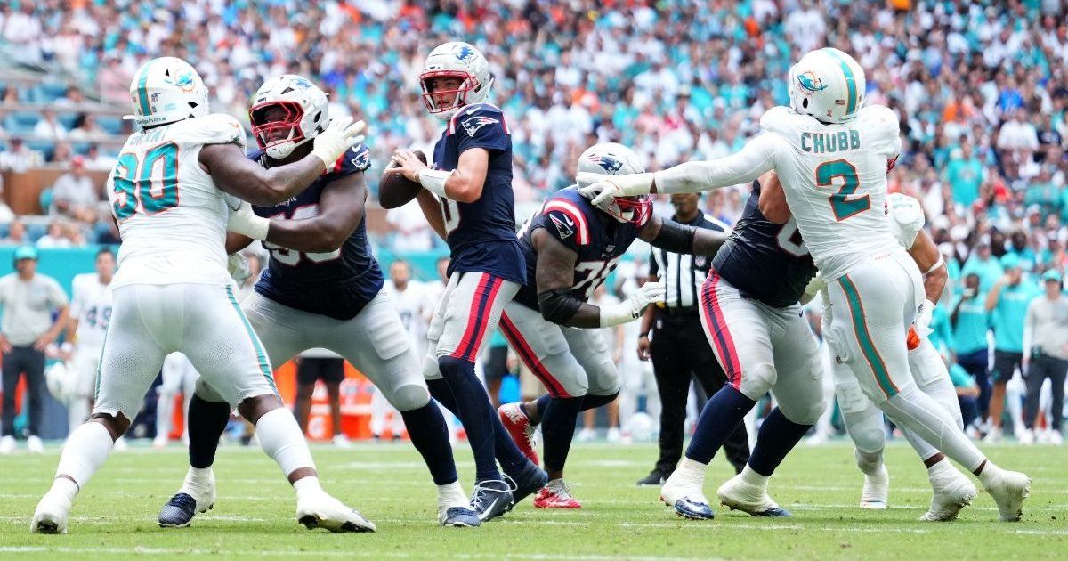 Dura derrota de los Dolphins en casa contra los Patriots