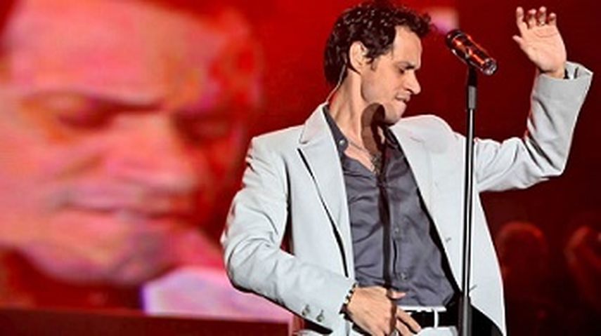 El cantante puertorriqueño Marc Anthony en una de sus presentaciones. (EFE)