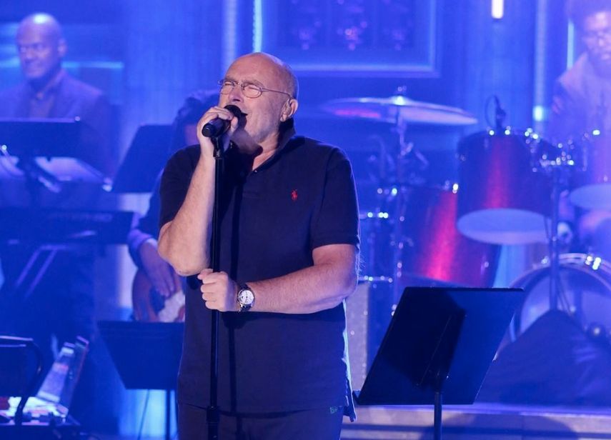 El cantante británico Phil Collins.