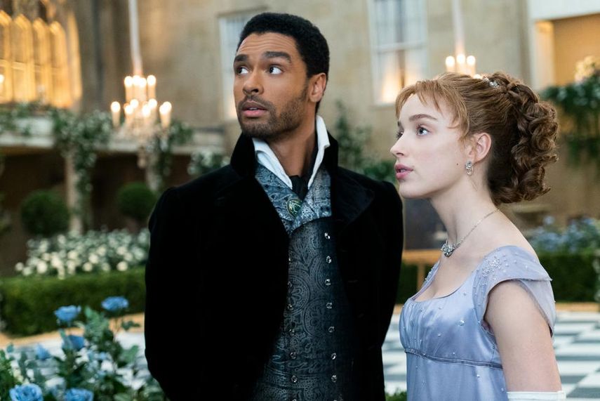 La pareja protagónica de Bridgerton, Phoebe Dynevor&nbsp;y&nbsp;Regé-Jean Page.
