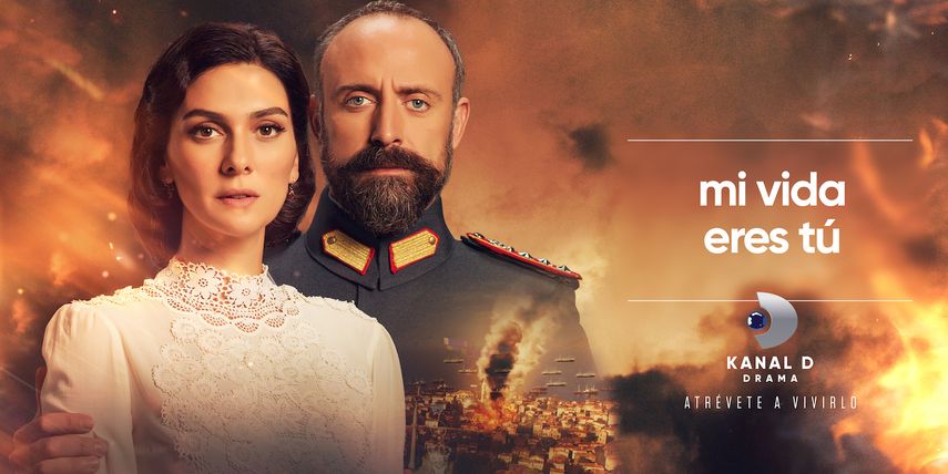 Anuncio de la turca Mi vida eres tú, en el Kanal D Drama. &nbsp;