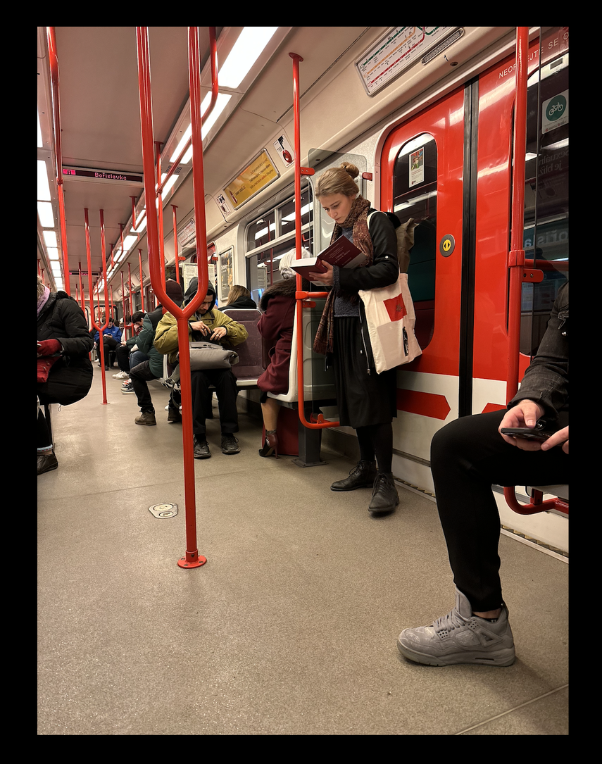 Interiores del Metro de Praga.