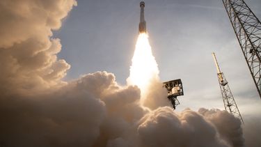 Un cohete lanzado por la NASA.