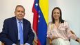 María Corina Machado y Edmundo González durante la 54° Conferencia del Consejo de las Américas, celebrada el 8 de mayo de 2024