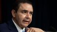 El representante federal por Texas Henry Cuellar habla durante una audiencia de la subcomisión de Seguridad Nacional.