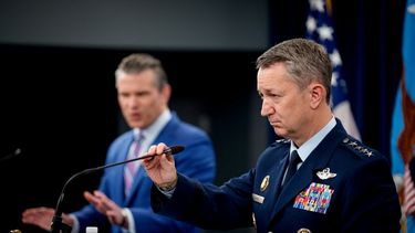 Dan Caine, jefe del Estado Mayor Conjunto de Estados Unidos.