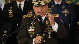 El ministro de Defensa del régimen de Venezuela, Vladimir Padrino López. 