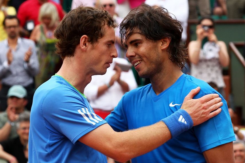 Murray y Nadal en 2015.