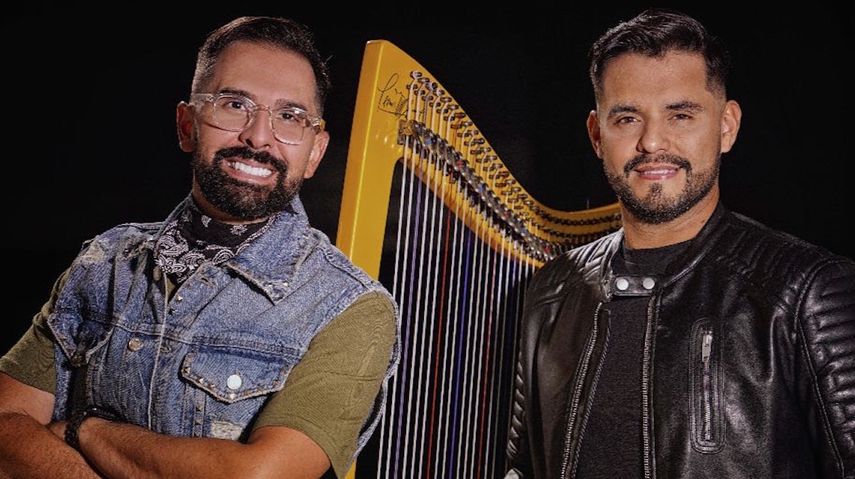 El dúo venezolano Erico + Jacome.&nbsp;