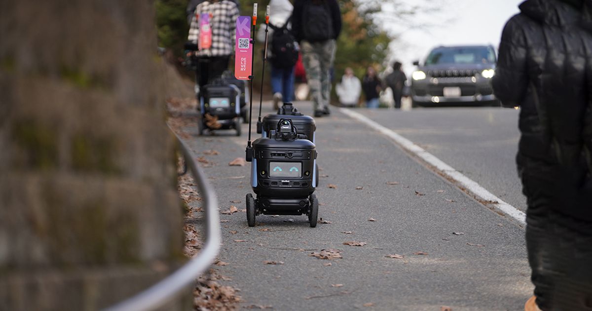Neveras portátiles o robots de acera: llegaron para quedarse