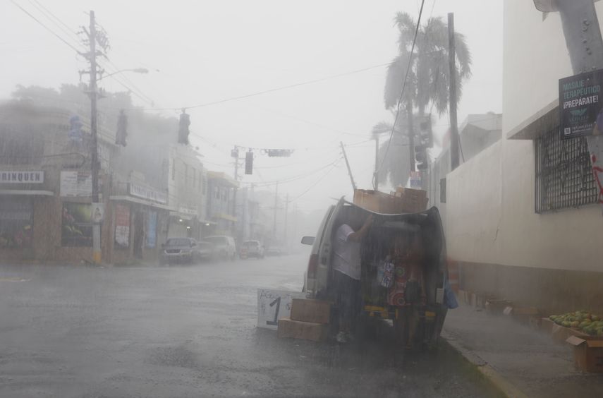 Paso del huracán&nbsp;Irma, de categoría 5, por San Juan (Puerto Rico).