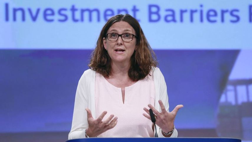 Cecilia&nbsp;Malmström, comisaria europea de comercio no precisó cuales serían los sectores afectados en EEUU en caso de&nbsp; respuesta europea.&nbsp;