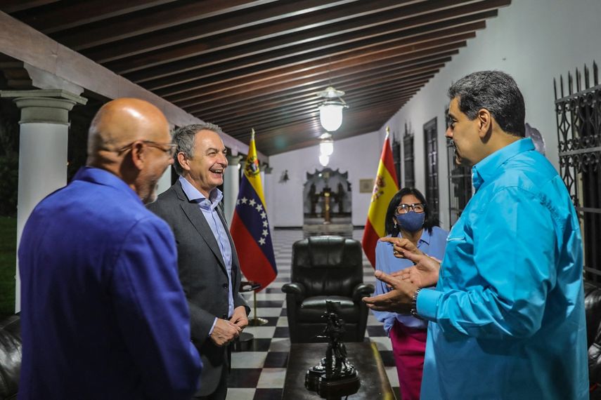 José Luis Rodríguez Zapatero intensificó su relación con el régimen de Maduro en 2023&nbsp;