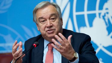 António Guterres,&nbsp;secretario general de la&nbsp;ONU.