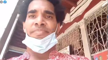 Captura de pantalla del video difundido por el activista Luis Manuel Otero Alcántara en su cuenta de Facebook.