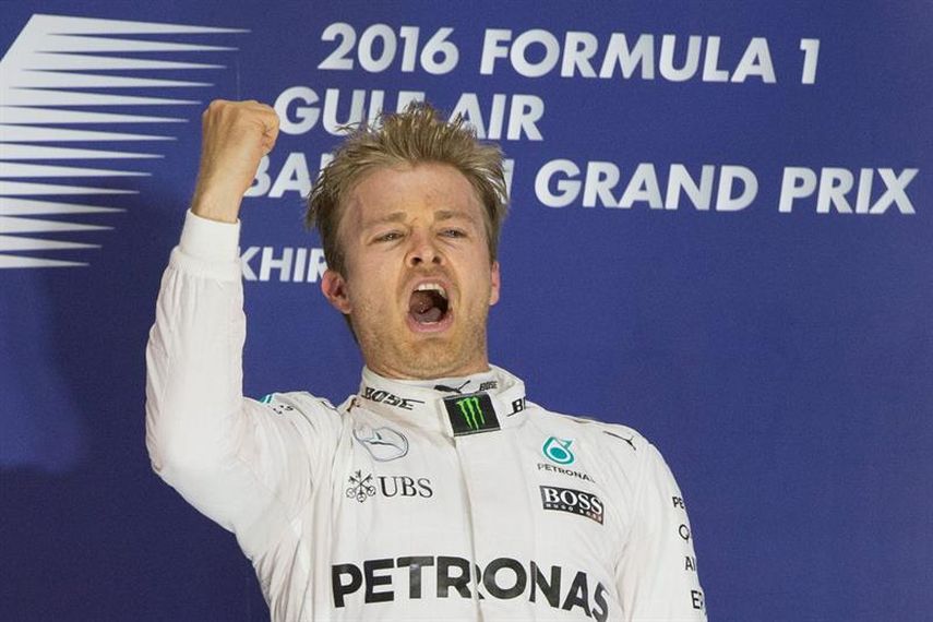 Rosberg ganó por delante de Raikkonen y Hamilton. (EFE)