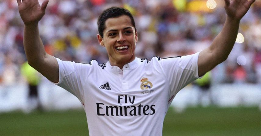 Chicharito Hernández ha jugado muy poco con el Real Madrid. (EFE)