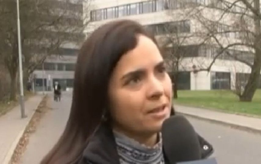 La abogada venezolana Tamara Sujú en la República Checa. Foto cortesía video Martí Noticias