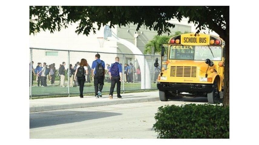 Imagen referencial de una escuelas pública en el condado Miami-Dade.
