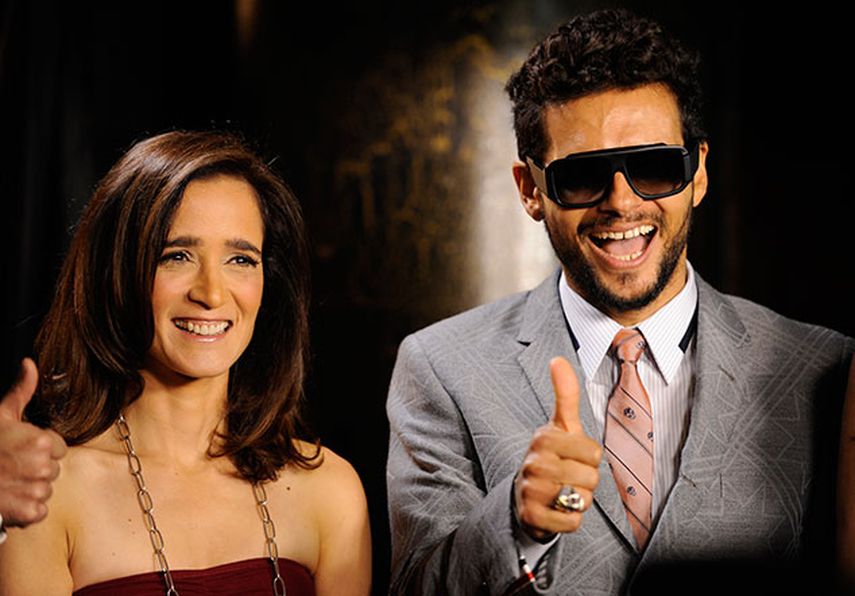 Julieta Venegas y Draco Rosa, estuvieron entre los nominados en la categoría de Mejor Álbum Vocal Contemporáneo, la primera por su disco Los Momentos  y el segundo por su disco Vida.  (Photo by Chris Pizzello/Invision/AP)