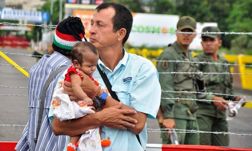 Muchas de ellas son mixtas, formadas por parejas colombo-venezolanas,  que ante la crisis política, económica y social del país vecino  decidieron cruzar la frontera terrestre.