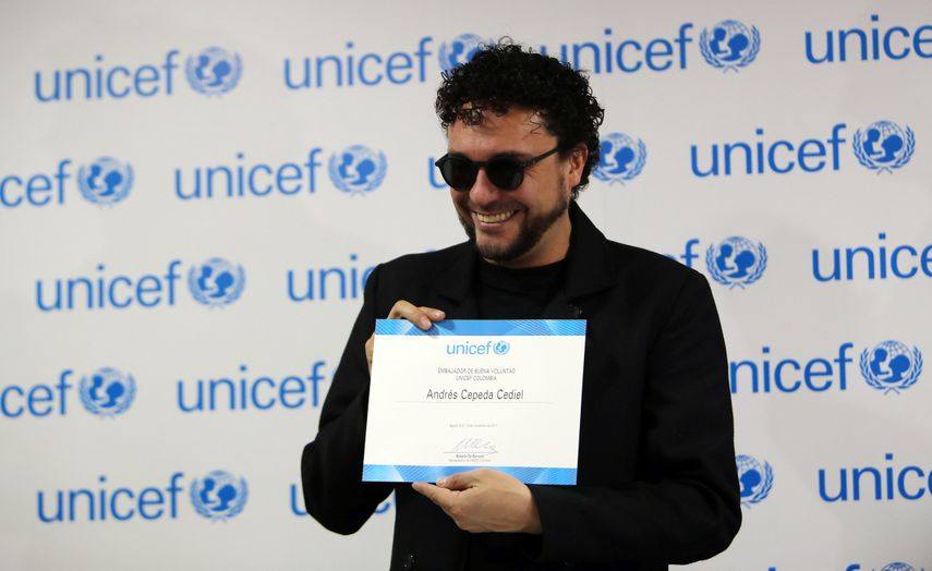 El cantautor colombiano Andrés Cepeda.&nbsp;