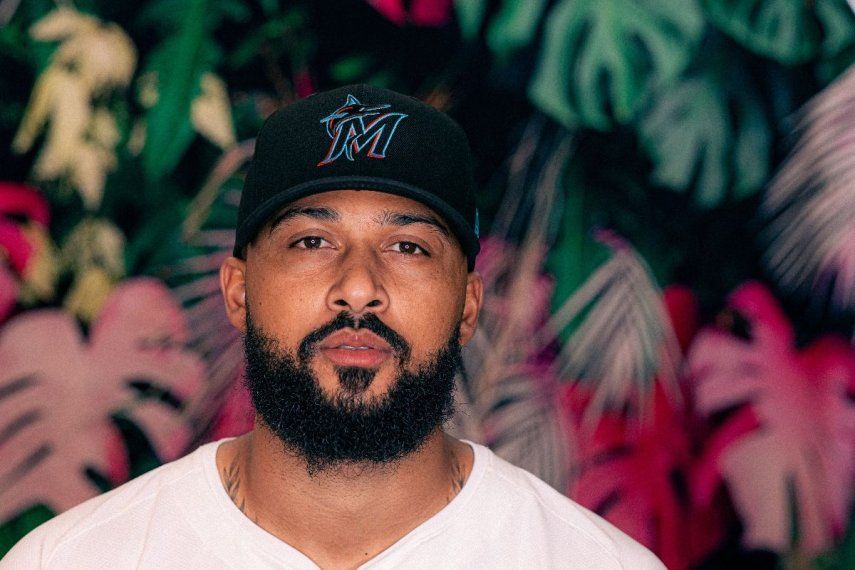 Sandy Alcántara #22 de los Marlins de Miami posa para un retrato en el Estadio Roger Dean el 19 de febrero de 2025 en Júpiter, Florida.&nbsp;