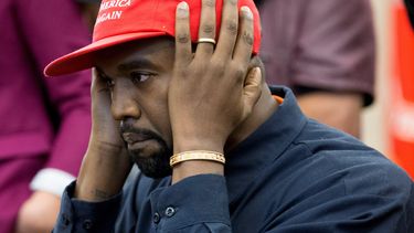 El rapero Kanye West durante su reciente visita a la Casa Blanca.&nbsp;