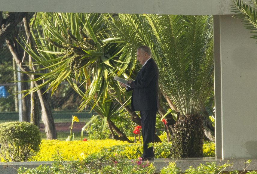 Temer negó este jueves que vaya a renunciar a su cargo, tal como lo exigen toda la oposición