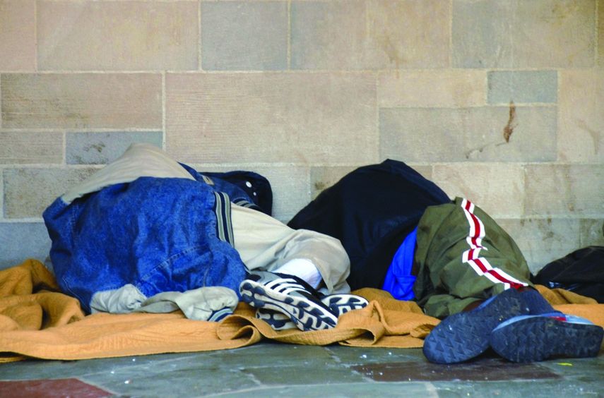 Según las estadísticas, el 90% de los indigentes del downtown de Miami tienen problemas mentales o de consumo de drogas
