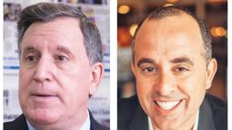 El excomisionado Joe Carollo (izq) y el empresario Bill Fuller. El excomisionado Joe Carollo (izq) y el empresario Bill Fuller.