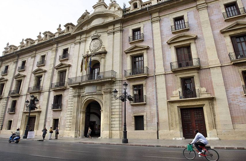 Edificio sede del&nbsp;Tribunal Superior de Justicia de la Comunitat Valenciana, en España.