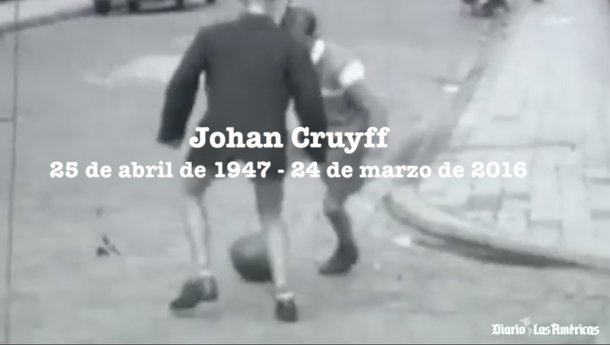 El holandés Johan Cruyff, genio y figura del fútbol mundial, no solo escribió su historia como jugador en el campo. En su idioma y en un castellano no muy bien pronunciado, trascendió también por sus palabras