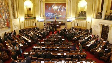 Vista de una sesión del Congreso de Colombia.