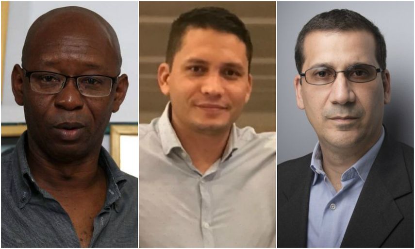 De izquierda a derecha,&nbsp;Manuel Cuesta Morúa, Eliecer Ávila y Antonio Rodiles.&nbsp;