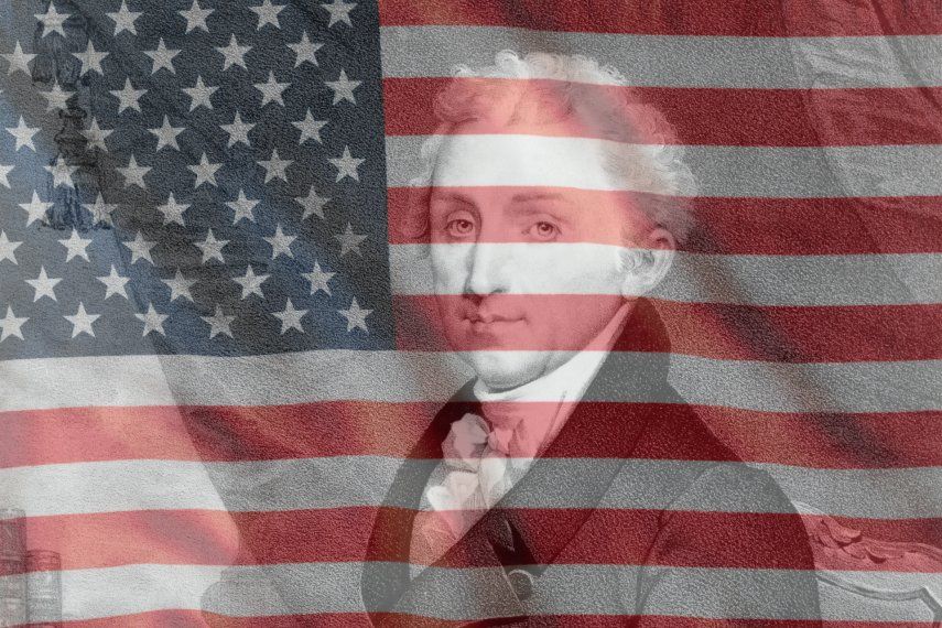 El quinto presidente en la historia de Estados Unidos, James Monroe.&nbsp;