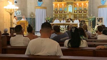 Misa en honor al centenario de Celia Cruz, en la iglesia Nuestra Señora de Caridad en Centro Habana, el 21 de octubre de 2025.&nbsp;