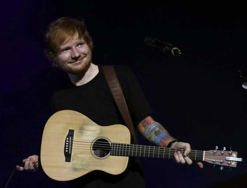 El cantante Ed Seeran.