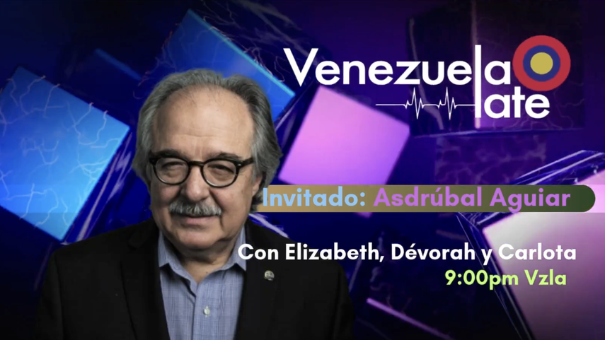 Asdrúbal Aguiar en el show Venezuela late, el domingo 30 de noviembre.&nbsp;