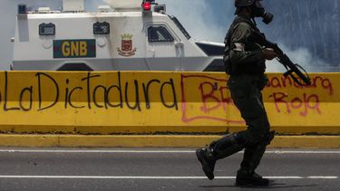 Miembro de la Guardia&nbsp;Nacional&nbsp;Bolivariana (GNB).&nbsp;