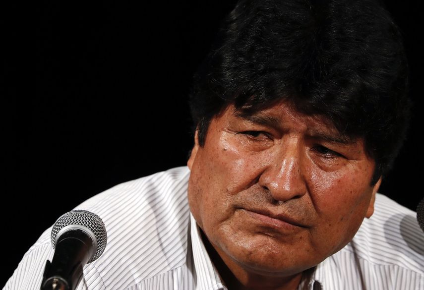 Foto del&nbsp;19 de diciembre de 2019 del expresidente de Bolivia, Evo Morales, en Buenos Aires, Argentina.