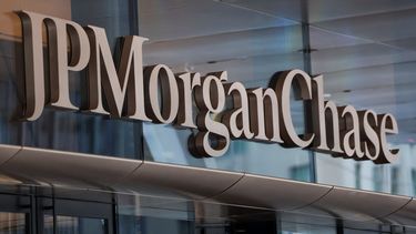 Logo del mayor banco de Estados Unidos JP Morgan Chase.