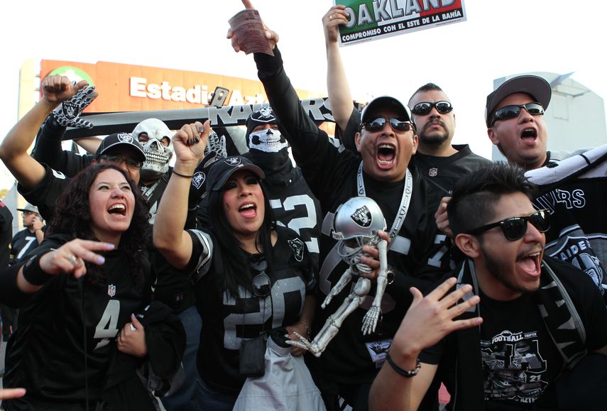 Los Raiders formaron parte del plan de la NFL de llevar a fútbol americana a otros países al jugar contra los Texans en Ciudad de México en noviembre