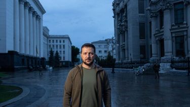 El presidente de Ucrania Volodímir Zelenski.