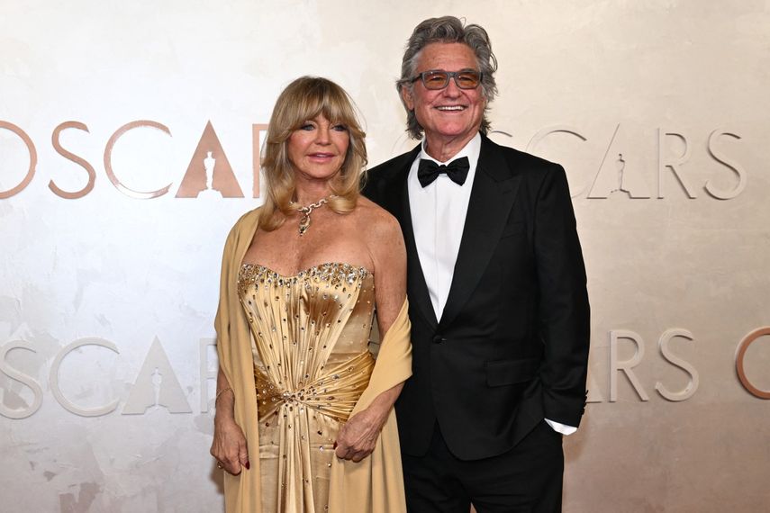 &nbsp;Los actores Goldie Hawn y Kurt Russell.