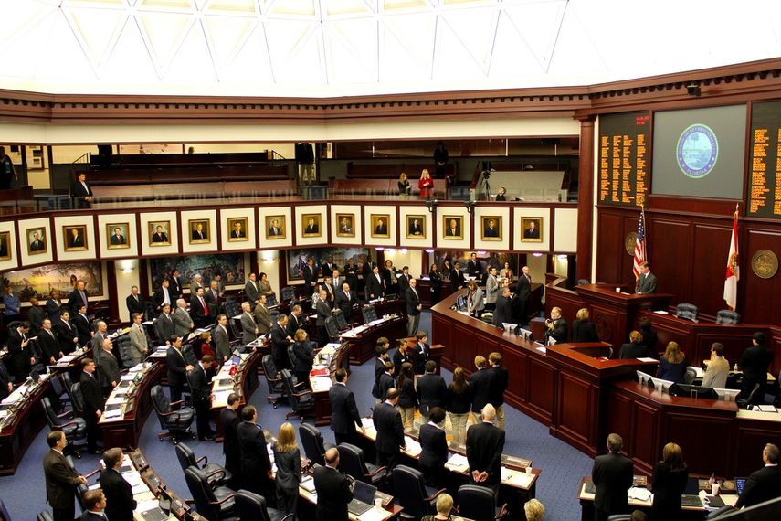 El máximo cuerpo legislativo de la Florida realiza sus sesiones en Tallahassee.