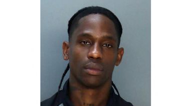 Esta fotografía de reserva del 20 de junio de 2024 obtenida de Correcciones y Rehabilitación del Condado de Miami-Dade en Miami, Florida, muestra a Jacques Bermon Webster II, conocido profesionalmente como Travis Scott.&nbsp;