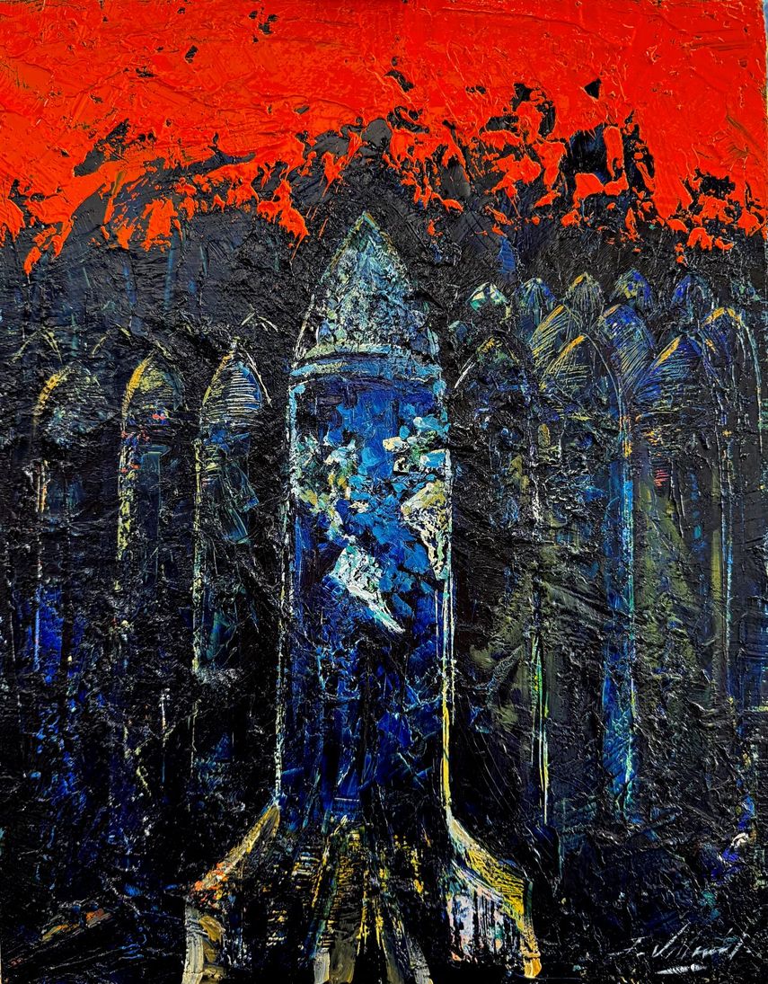 Una obra de Fredy Villamil.