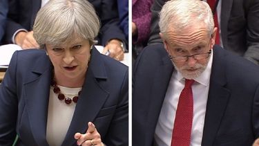 Theresa May y&nbsp; Jeremy Corbyn .